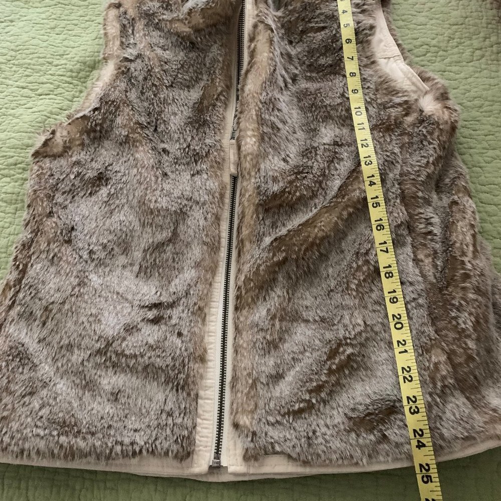 Faux fur vest